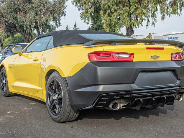 2016-Up 6th Gen Camaro - "ZL1 Performance Package" Rear Trunk Wing Wickerbill Spoiler - for all models