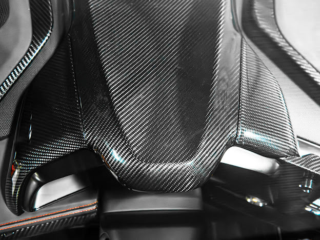 2020+ CHEVROLET CORVETTE C8 CARBON FIBER UPPER DASH INSTRUMENT PANEL FULL COVER KIT