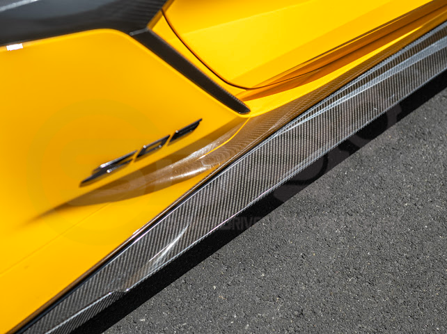 2023-UP CHEVROLET CORVETTE C8 Z06 & E-RAY | SDP PERFORMANCE TRACK STYLE CARBON FIBER SIDE SKIRTS ROCKER PANEL GROUND EFFECTS