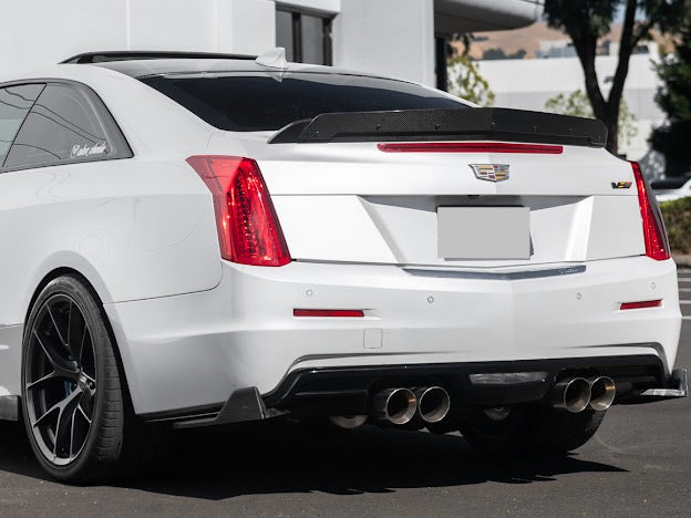 2016-2019 ATS-V COUPE  | Wickerbill Trunk Spoiler Wing Carbon Fiber