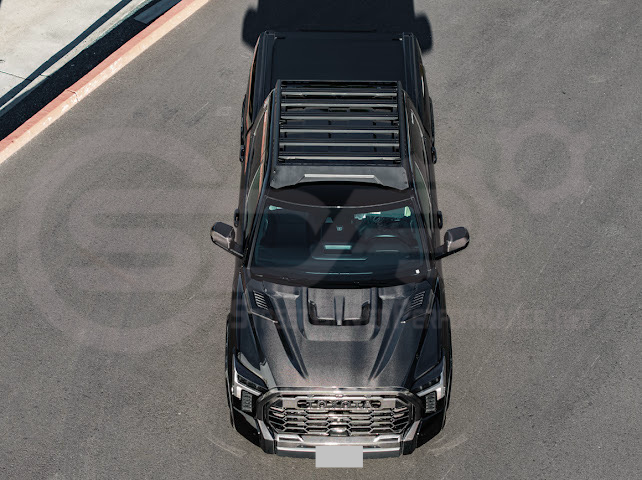 2022-UP TOYOTA TUNDRA | SDP CARBON FIBER FRONT VENTED HOOD WITH SIDE VENTS