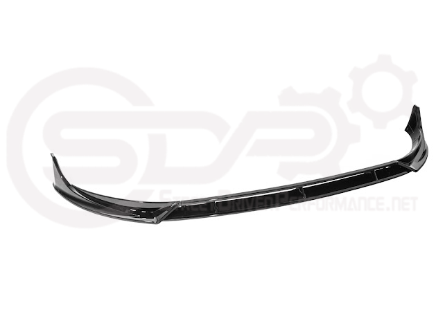 2025-UP TESLA MODEL Y | SDP TRACK STYLE GLOSS BLACK 4 PIECE FRONT LIP SPLITTER GROUND EFFECTS