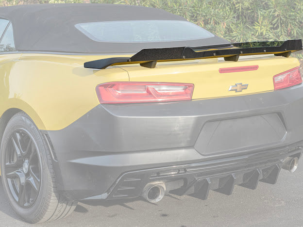 2016-Up 6th Gen Camaro - "ZL1 Performance Package" Rear Trunk Wing Wickerbill Spoiler - for all models