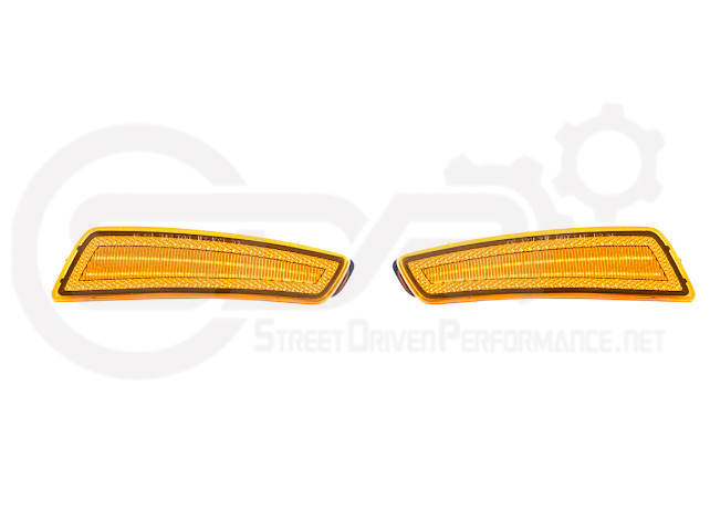 2008-2009 Pontiac G8 | Front Clear / Amber / or Smoke Lens Amber Light LED Side Markers Pair