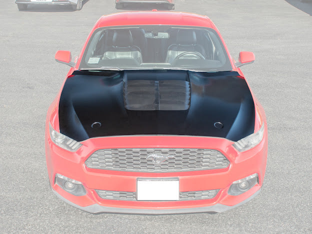 2015-23 FORD MUSTANG S550 | GT500 STYLE FRONT AIR VENTED HOOD