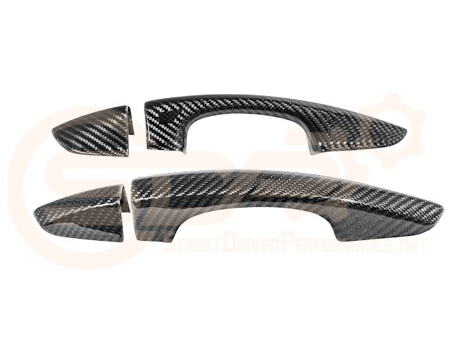 2015-2023 FORD MUSTANG S550 | CARBON FIBER OUTER DOOR HANDLE COVER SET PAIR