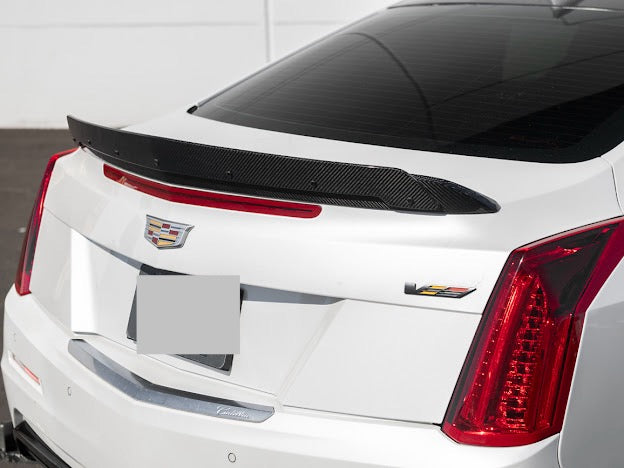 2016-2019 ATS-V COUPE  | Wickerbill Trunk Spoiler Wing Carbon Fiber