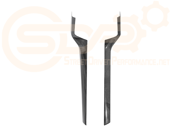 2021-UP FORD F-150 | FACTORY STYLE CARBON FIBER CENTER CONSOLE SIDE PANELS TRIM COVER PAIR