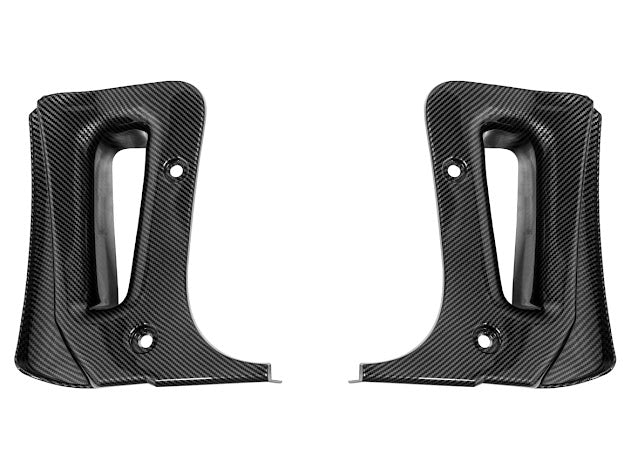 2023-Up Corvette C8 Z06 & E-RAY | Extended Hydro-Dipped Carbon Fiber Front & Rear Mud Flap Splash Guards