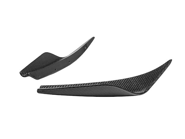 2020-Up Toyota GR Supra A90 A91 | SDP Performance Style CARBON FIBER Front Bumper Canard Splitter (Pair)