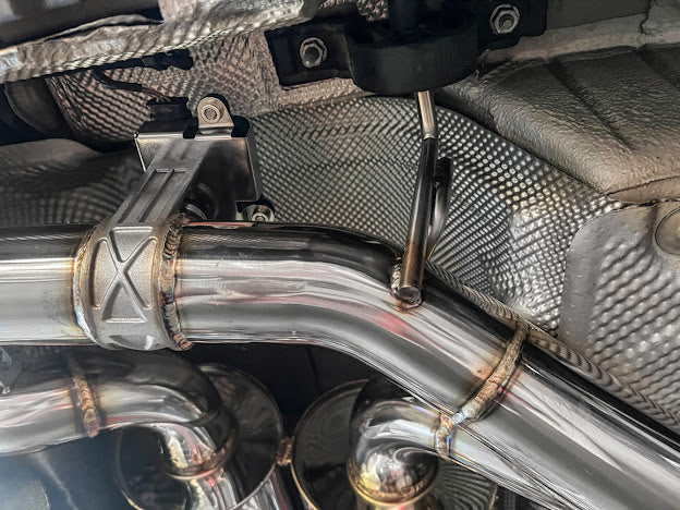 2014-2019 BMW F80 M3 & F82 / F83 M4 | MUFFLER AXLE BACK WITH RESONATED MID PIPE CAT BACK EXHAUST
