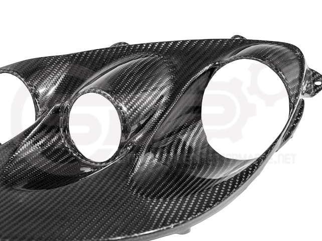 2005-2013 CHEVROLET CORVETTE C6 | FACTORY OEM STYLE CARBON FIBER  HEADLIGHTS HOUSING REPLACEMENT