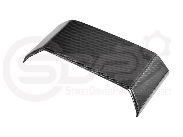 2024-Up Tesla Cybertruck | Interior DRY Carbon Fiber Rear Display Upper Cover