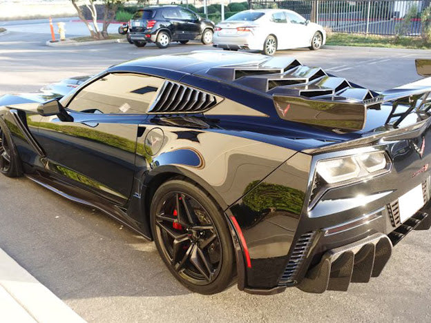 *BLEMISHED-DISCOUNTED* 2019 CHEVROLET CORVETTE C7 ZR1 CARBON FIBER REAR LID BASE SPOILER / WING
