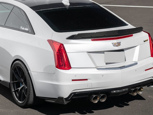 2016-2019 ATS-V COUPE  | Wickerbill Trunk Spoiler Wing Carbon Fiber