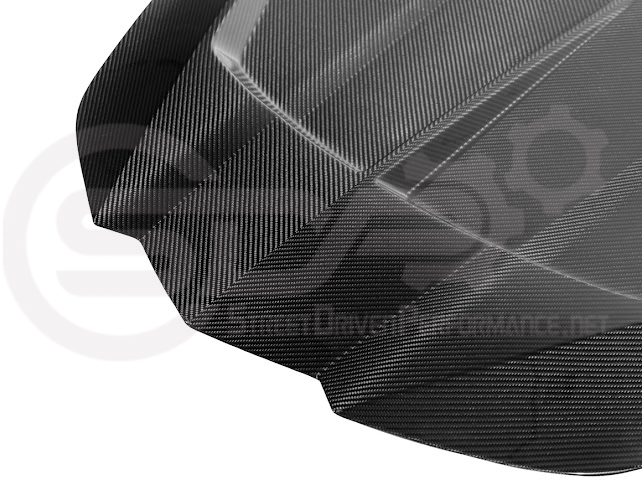 2020-PRESENT CHEVROLET CORVETTE C8 | SDP PERFORMANCE TRACK STYLE DOUBLE SIDED DRY CARBON FIBER FRONT HOOD