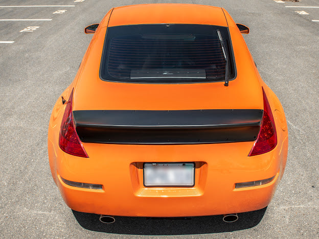 2003-2008 Nissan 350Z RB Style ABS Plastic Ducktail Rear Trunk Lid Wing Spoiler