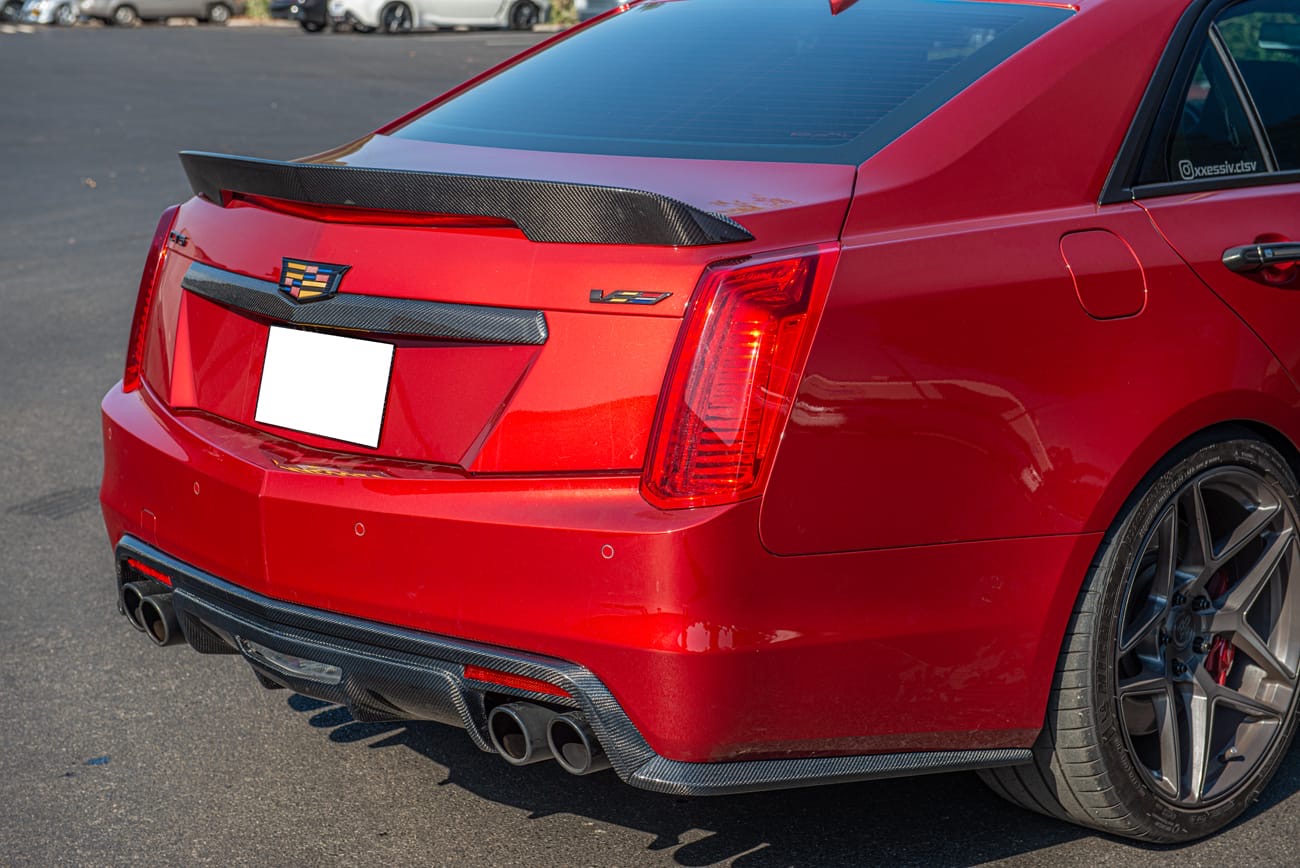 2016+ CADILLAC CTS-V V3 | REAR DIFFUSER CARBON FIBER 3 PIECE