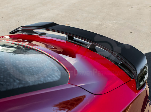 2024-UP FORD MUSTANG | DARKHORSE STYLE GLOSSY BLACK REAR TRUNK LID WING SPOILER