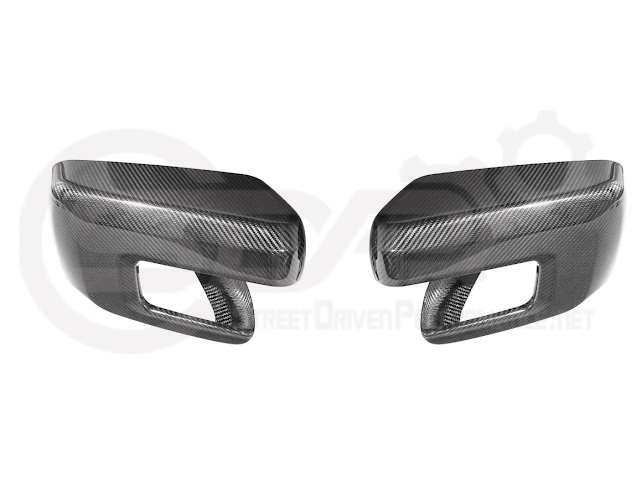 2022-UP FORD F-150 LIGHTNING | FACTORY STYLE CARBON FIBER SIDE MIRROR CAP COVERS (PAIR)