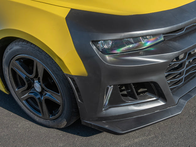 2016-2018 CAMARO LT LS RS SS | ZL1 CONVERSION FRONT BUMPER KIT WITH DRL LIGHT