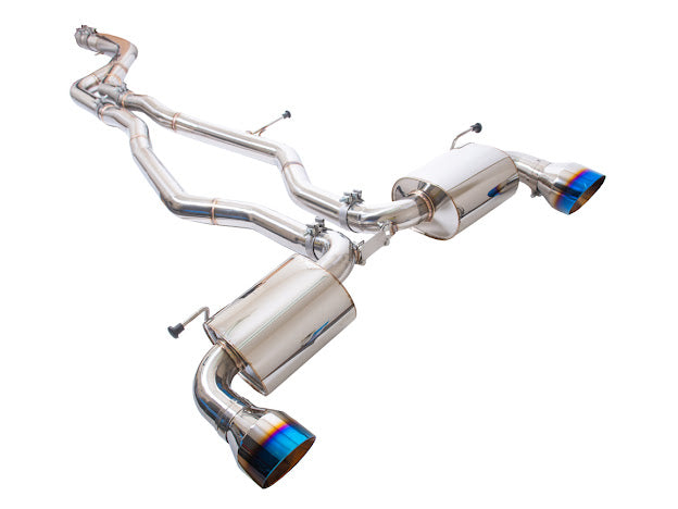 2020-PRESENT TOYOTA GR SUPRA A90 A91 | NON RESONATED CAT BACK EXHAUST WITH BURNT BLUE TIPS