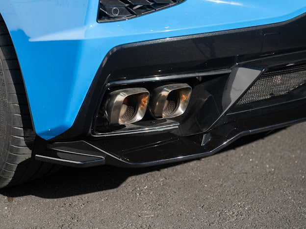 2020-Up Corvette C8 Stingray, Z51, & E-Ray | CARBON FLASH METALLIC Rear Bumper *ADD-ON* Diffuser Lip