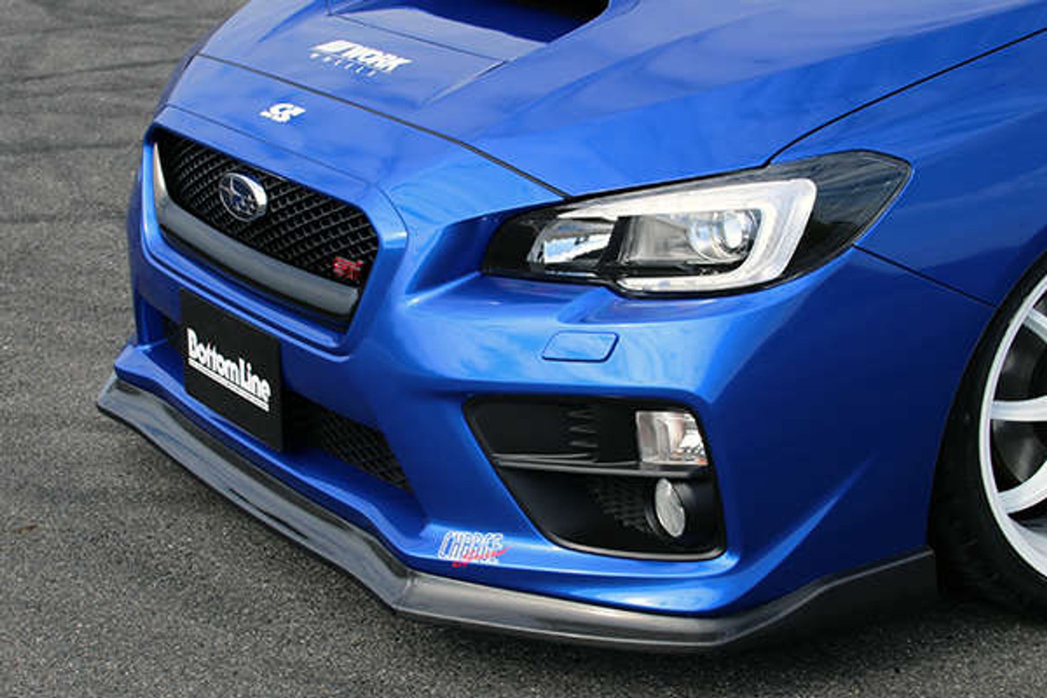 Charge Speed 2015-2017 Subaru WRX STi 4 Doors Sedan VA-B-C BottomLine Type 1 Carbon Front Lip