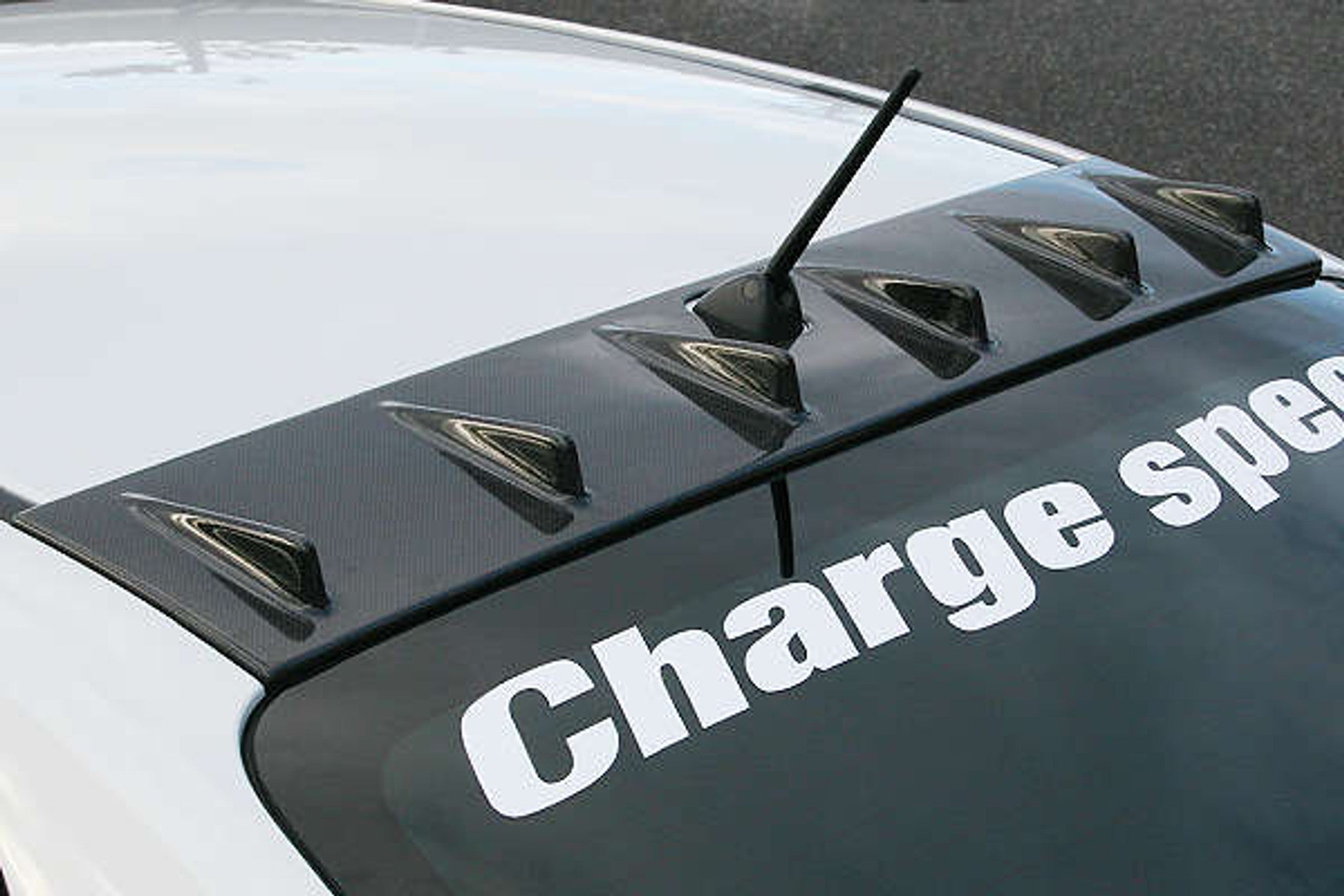 Charge Speed 2011-2014 Subaru All Models Impreza/ WRX/ STi & Non-STi 4Dr. GV-B Sedan Carbon Rear Roof Fin