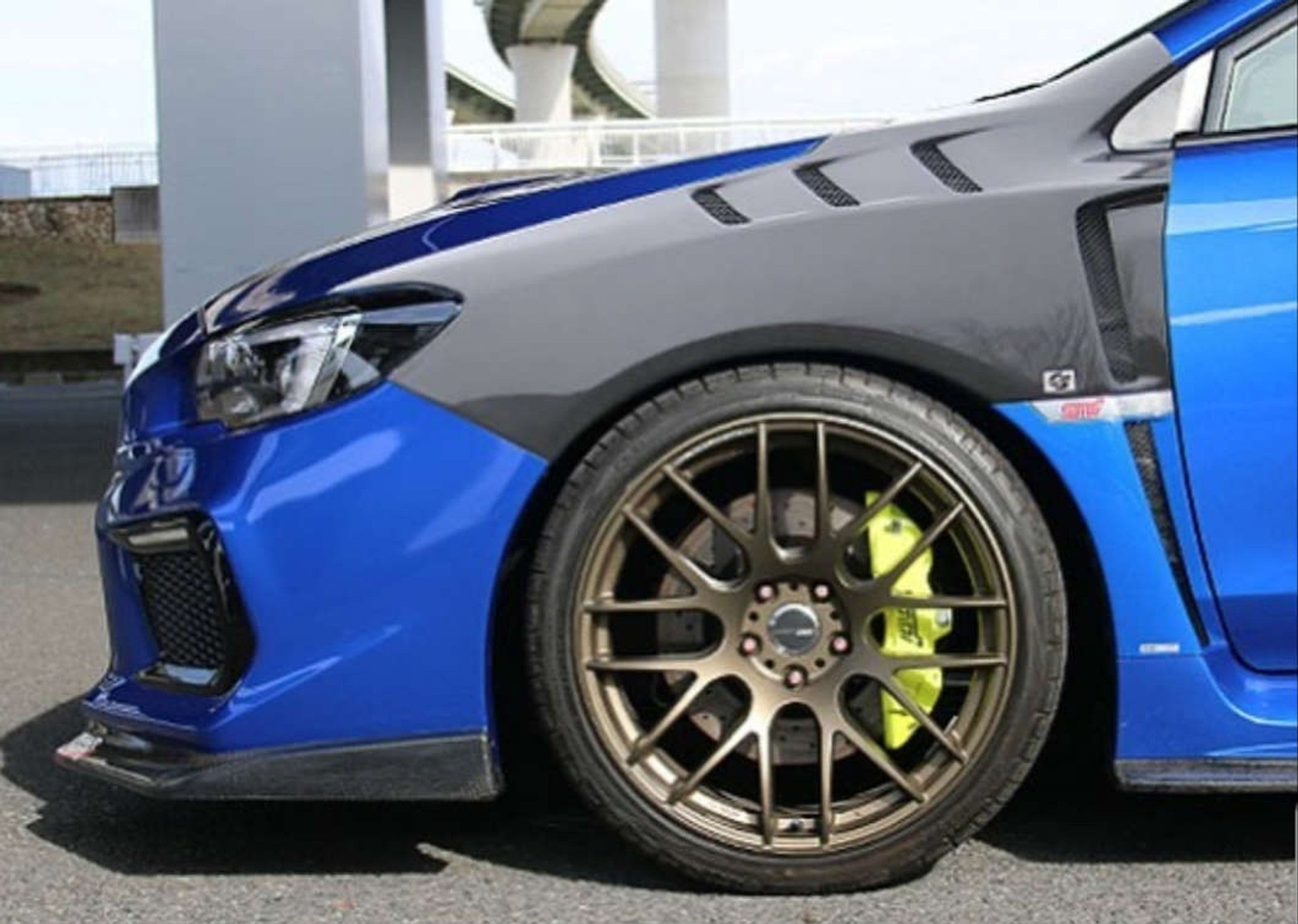 Charge Speed 2015-2021 Subaru WRX/ STi VA S4 Factory Spec Carbon Front Fenders with Vents