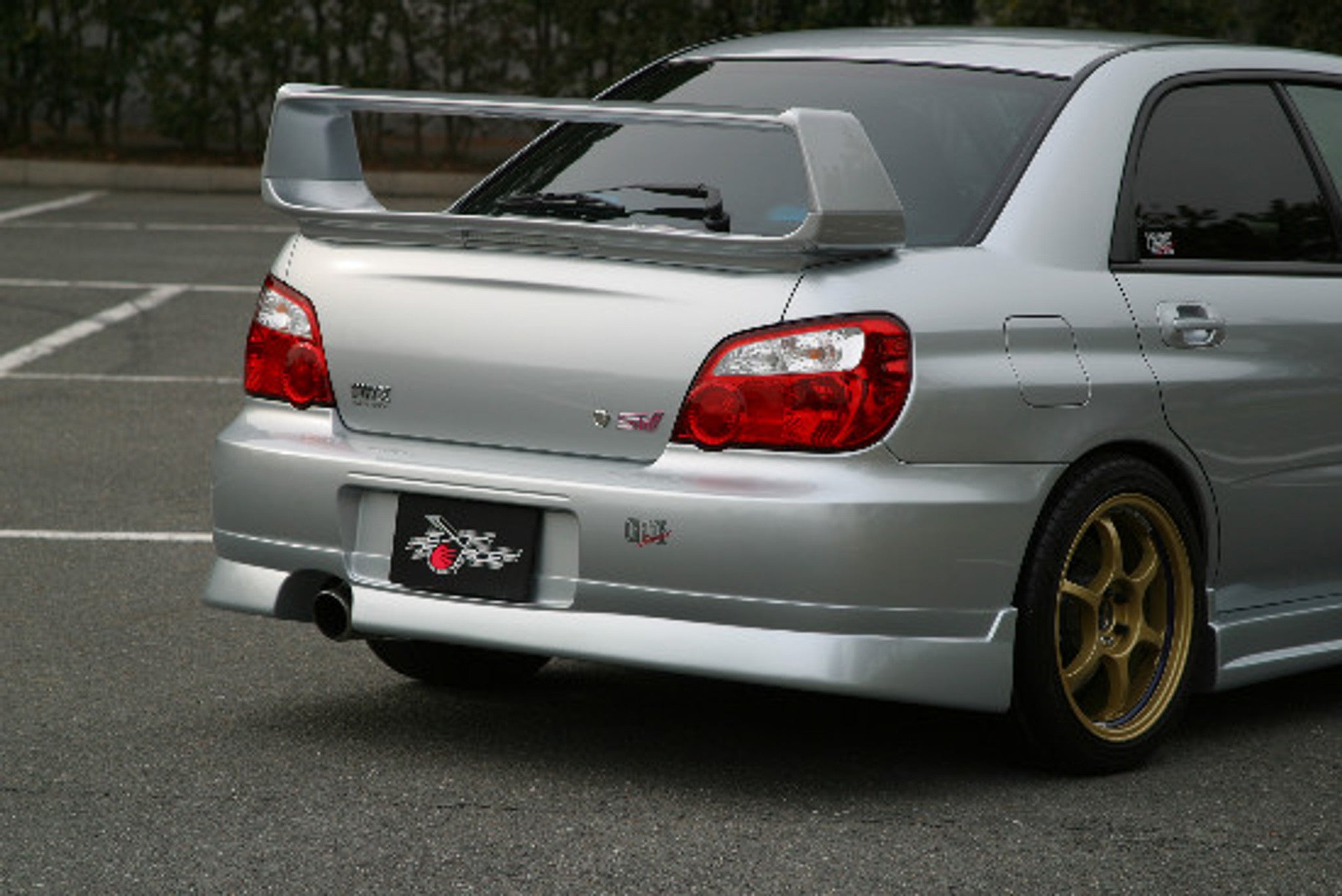 Charge Speed 2004 Subaru Impreza GD-B 4Dr. Peanut Eye Latter Model Rear Skirt