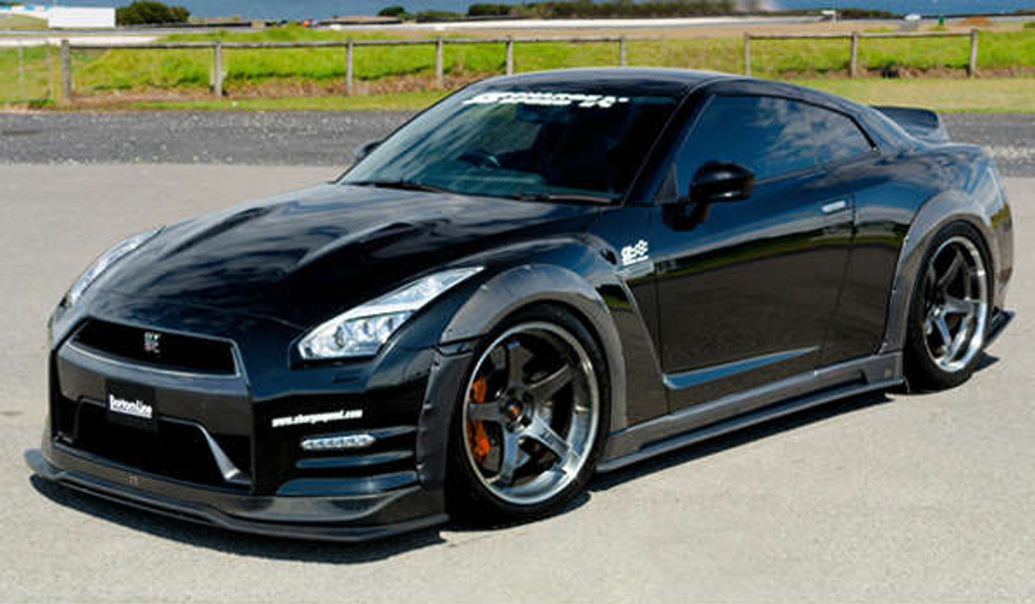 Charge Speed 2012-2016 Nissan GTR R35 Chuki Bottom Line FRP Complete Lip Kit