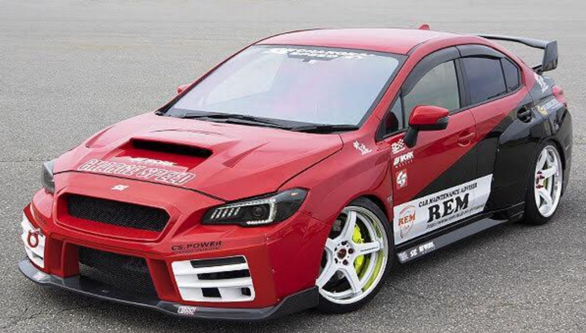 Charge Speed 2015-2021 Subaru WRX/ STi Type 3B FRP Wide Body Complete Kit with Type B FRP FRONT LIP