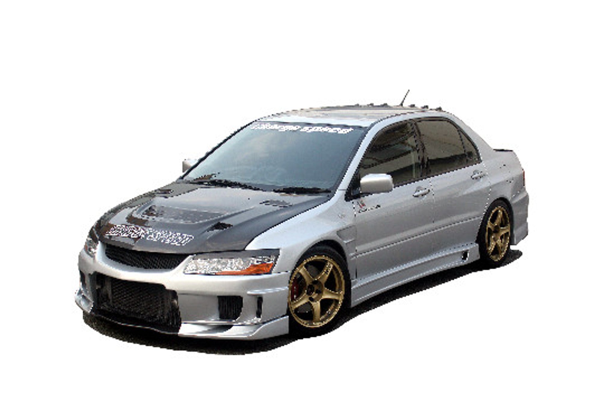 Charge Speed 2002-2007 Mitsubishi Lancer Evo VII, VIII & IX Type-2 Full Kit With EVO IX Carbon Center Rear Section