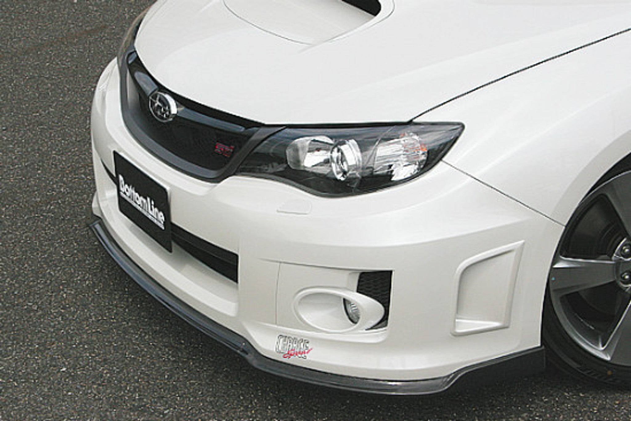 Charge Speed 2011-2014 Subaru WRX STi & Non-STi Hatchback/ 4Doors Sedan Bottom Line Type-2 Front Lip Carbon