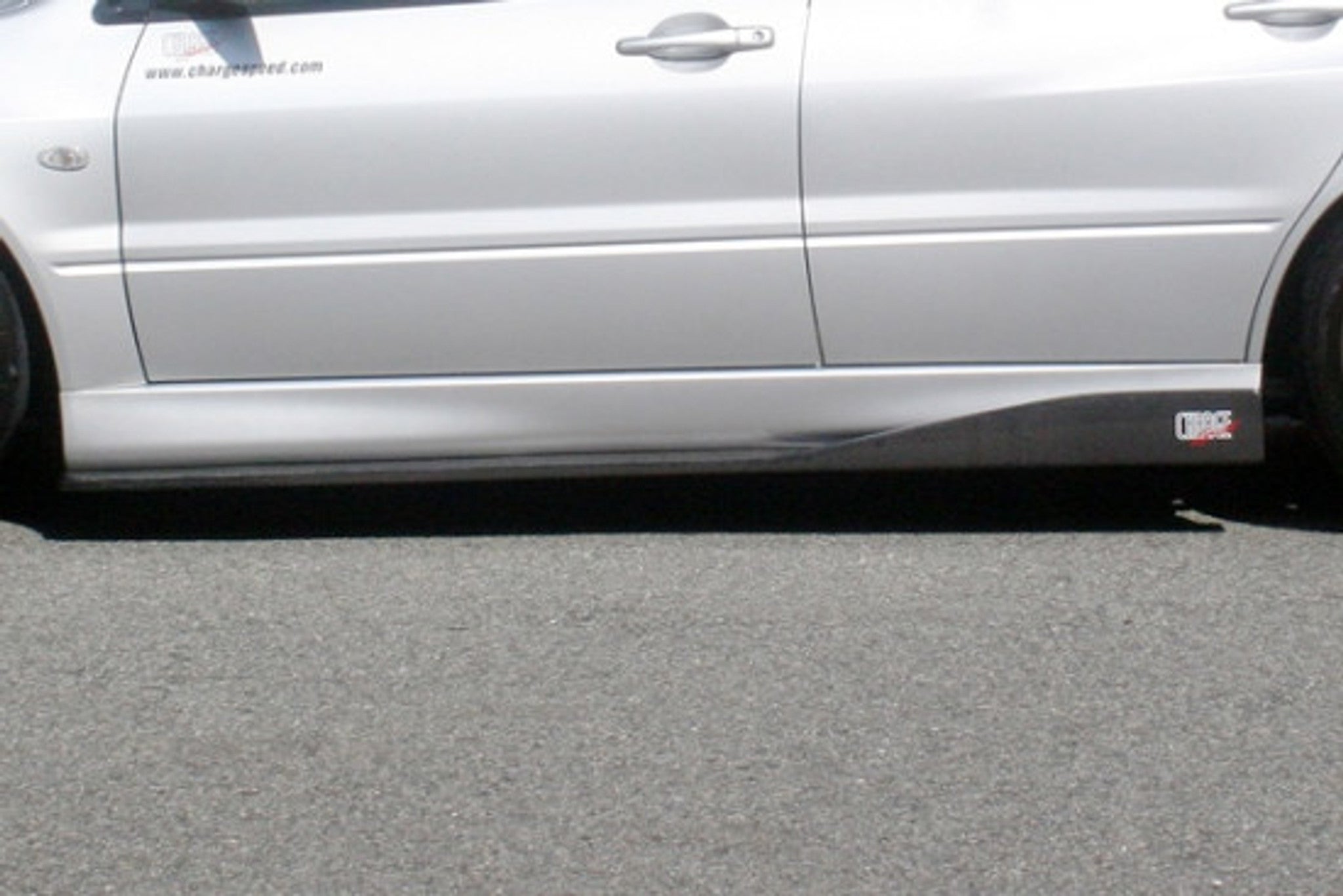 Charge Speed 2002-2007 Mitsubishi Lancer Evo VII, VIII, IX Bottom Line Side Skirts Carbon
