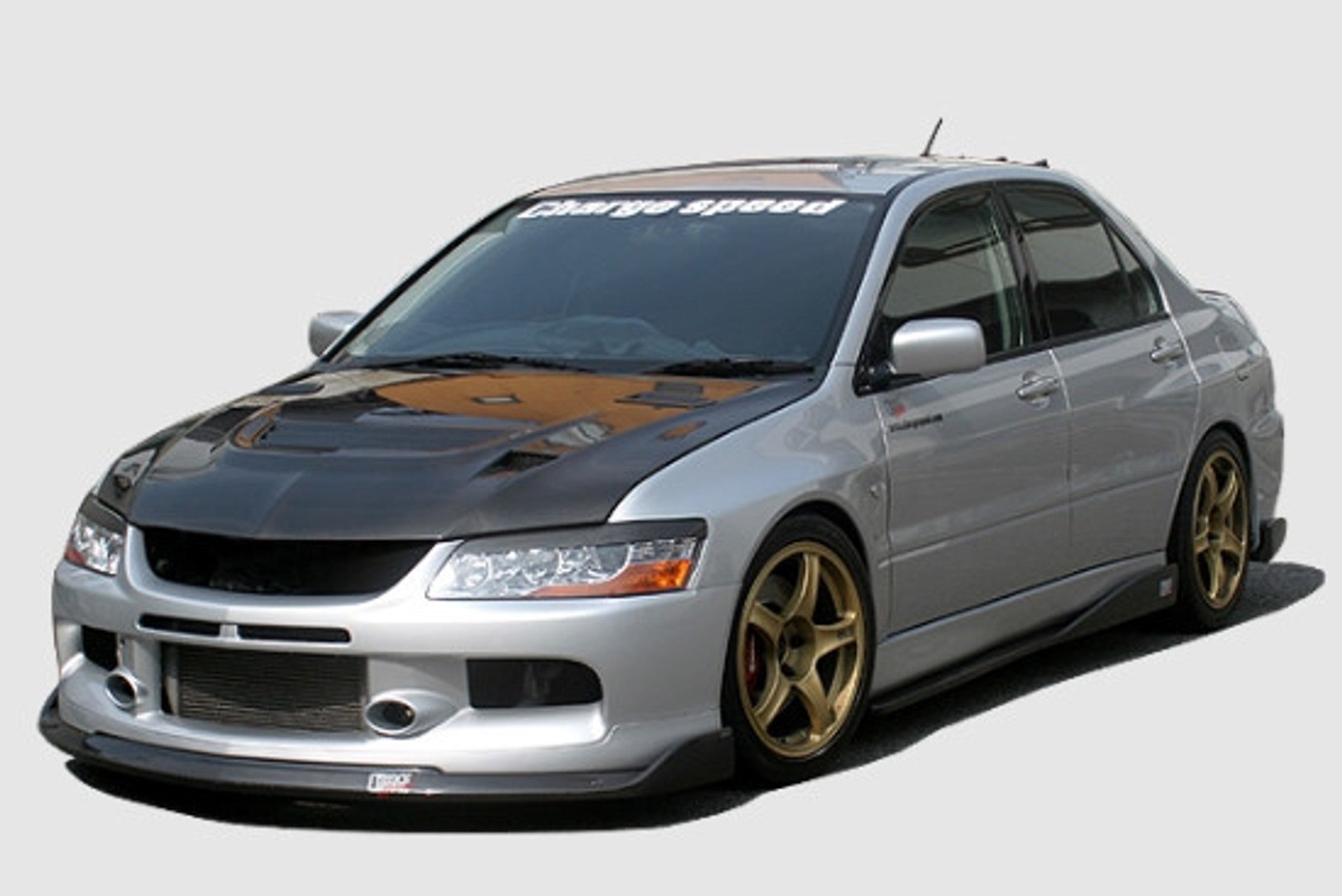 Charge Speed 2006-2007 Mitsubishi Lancer Evo IX Sedan Bottom Line Full Lip Kit