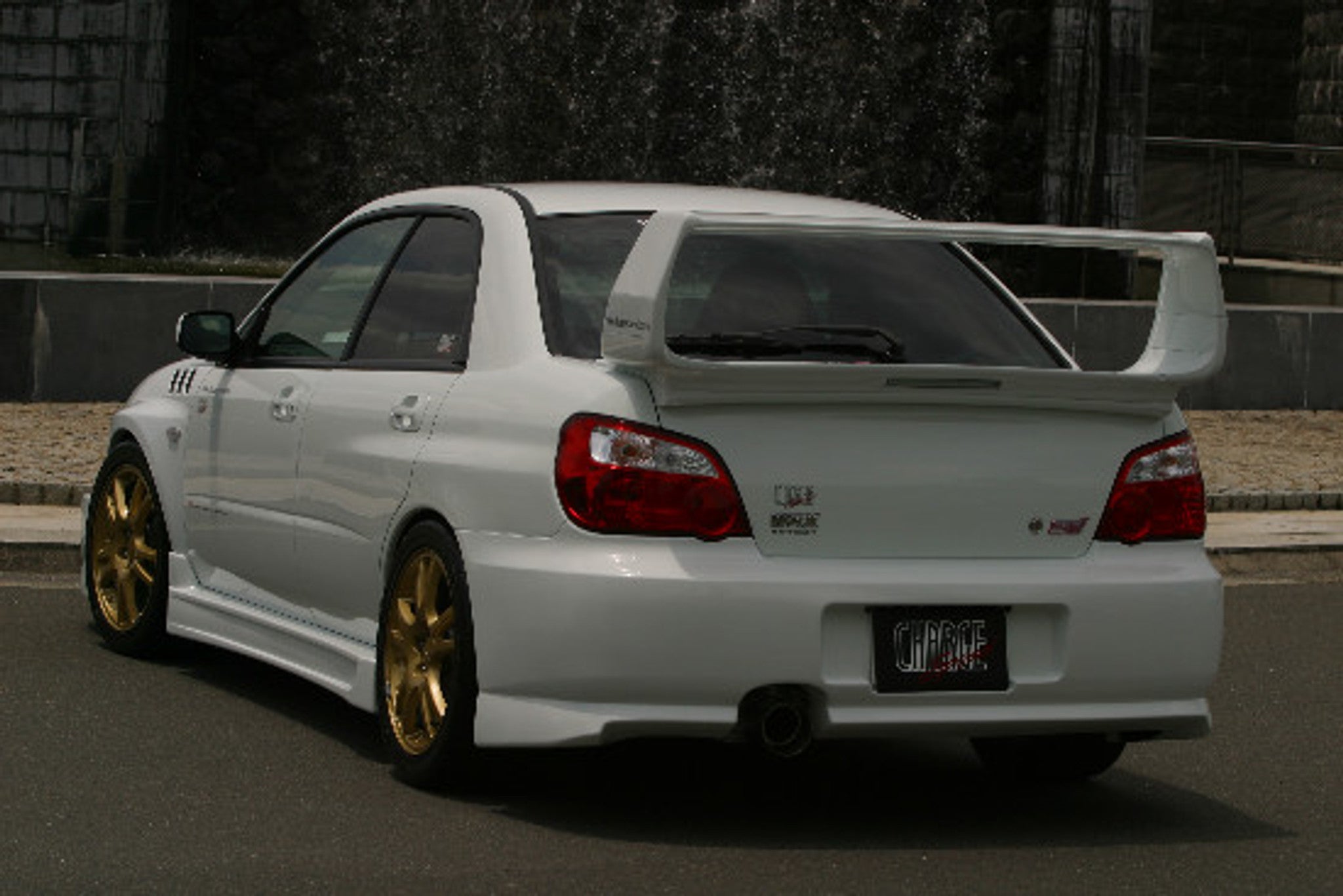 Charge Speed 2005-2007 Subaru Impreza GD-E/F Type-1 Rear Bumper With Over Fender Adapter