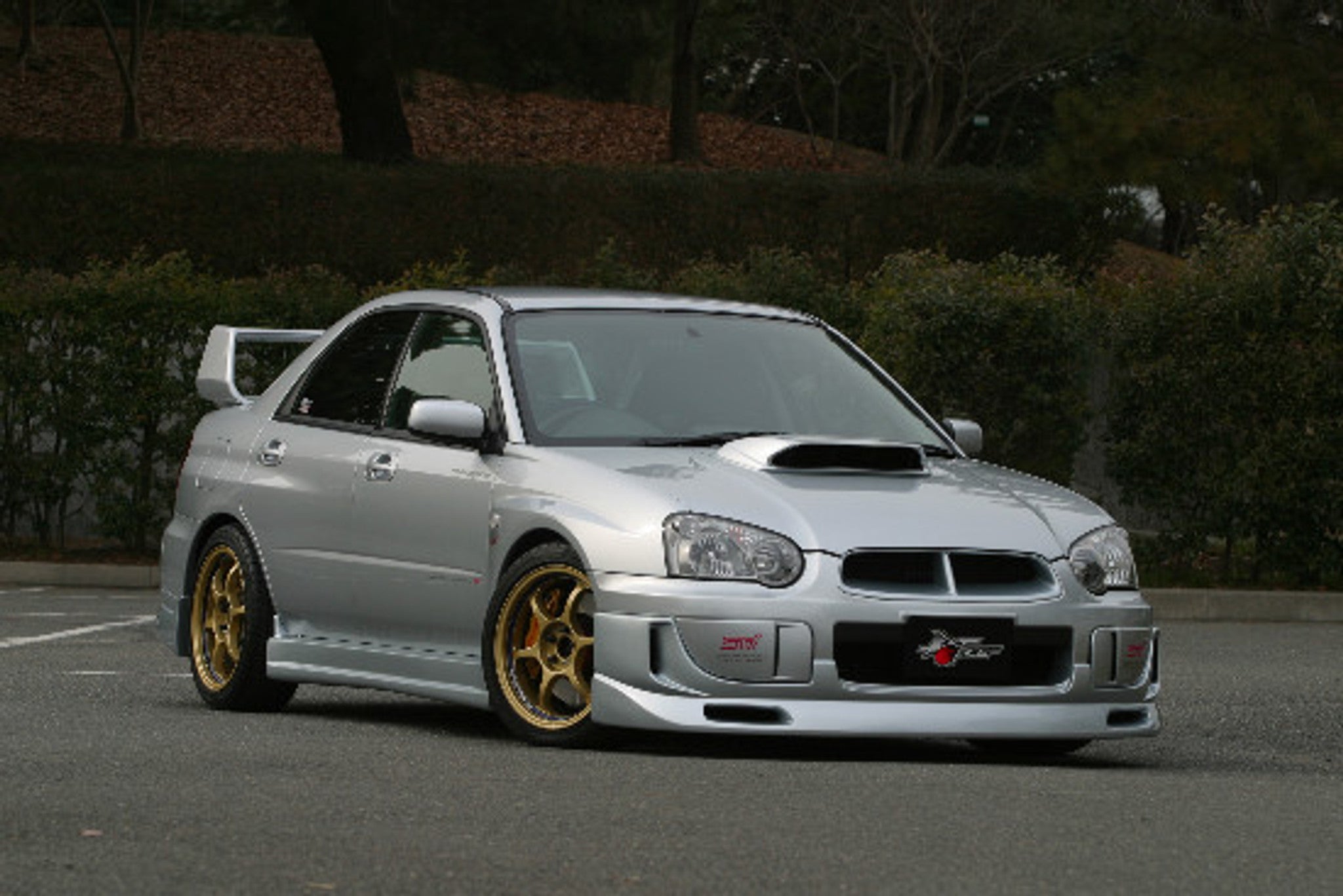 Charge Speed 2004 Subaru Impreza GD-B Peanut Eye Latter Model Type-1 FRP Full Lip Kit