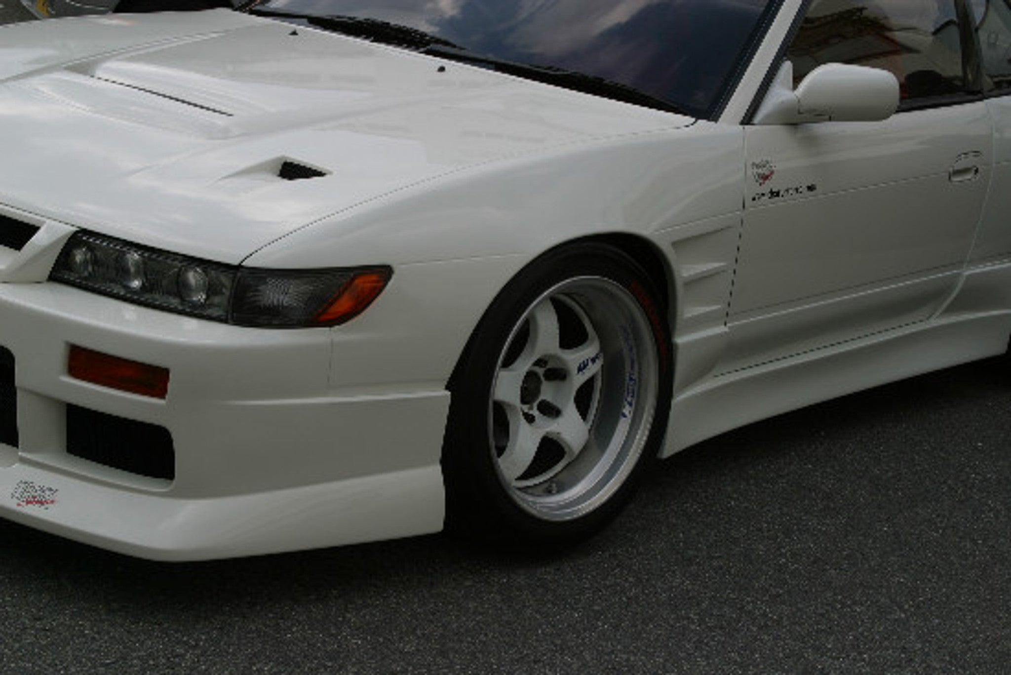 Charge Speed 1989-1994 Nissan 240SX JDM Silvia D-1 Style 20mm Widebody Front Fenders