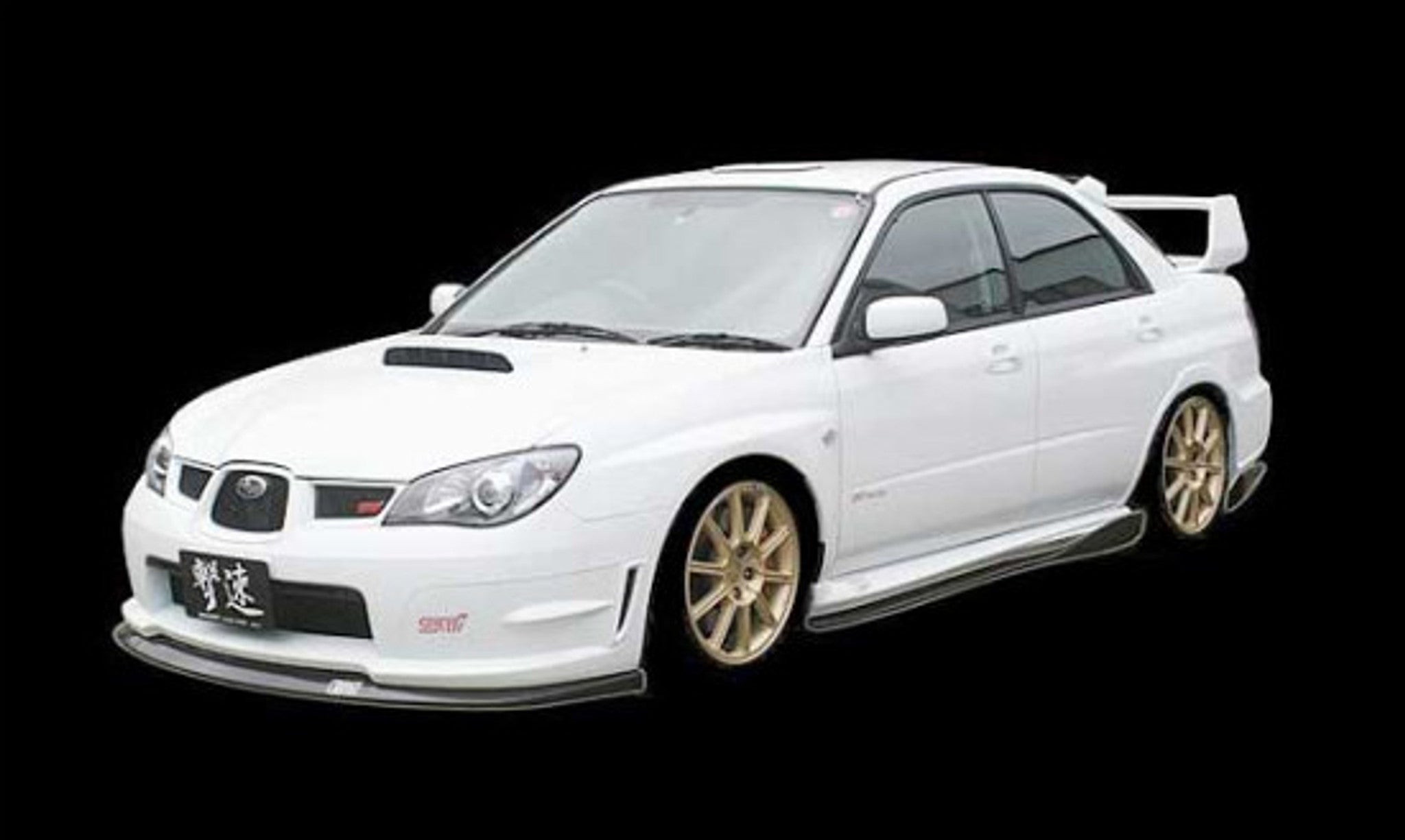 Charge Speed 2006-2007 Subaru WRX GD-F Bottom Lines Full Lip Kit Type-1 for STi