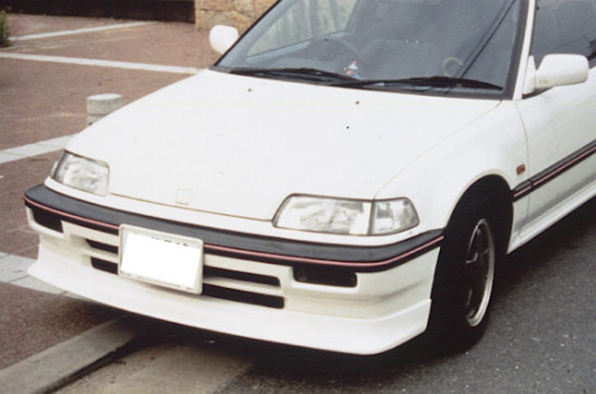 Charge Speed 1988-1989 Honda All Civic EF JDM HB Zenki models CARBON Front Spoiler
