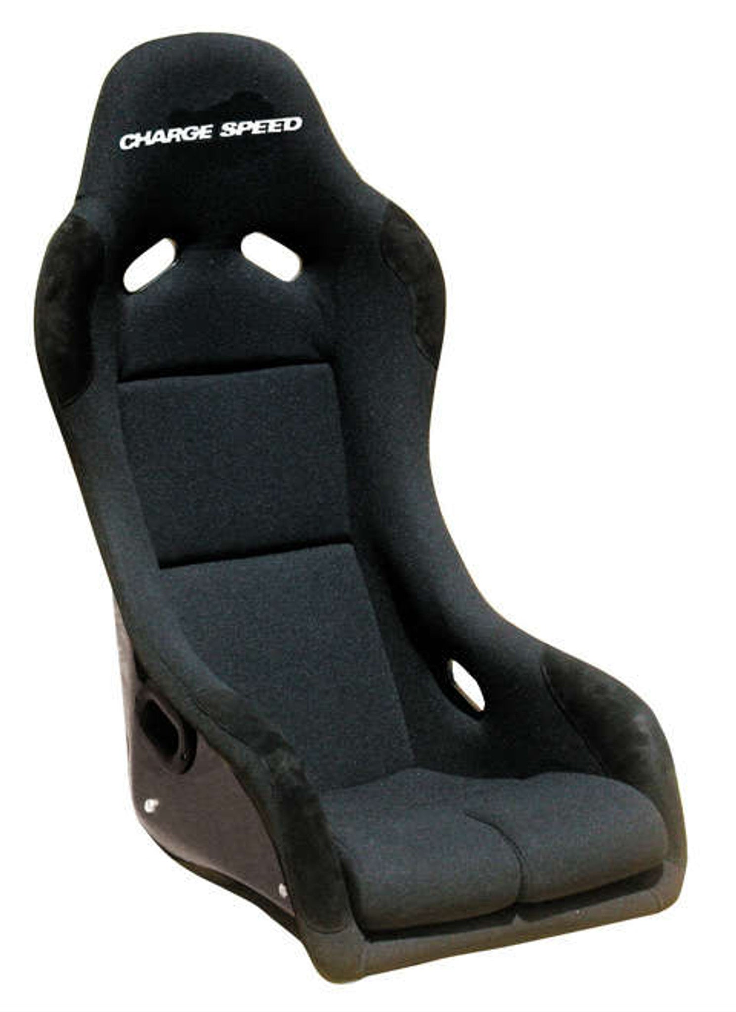 Charge Speed Bucket Racing Seat EVO X Type FRP Black