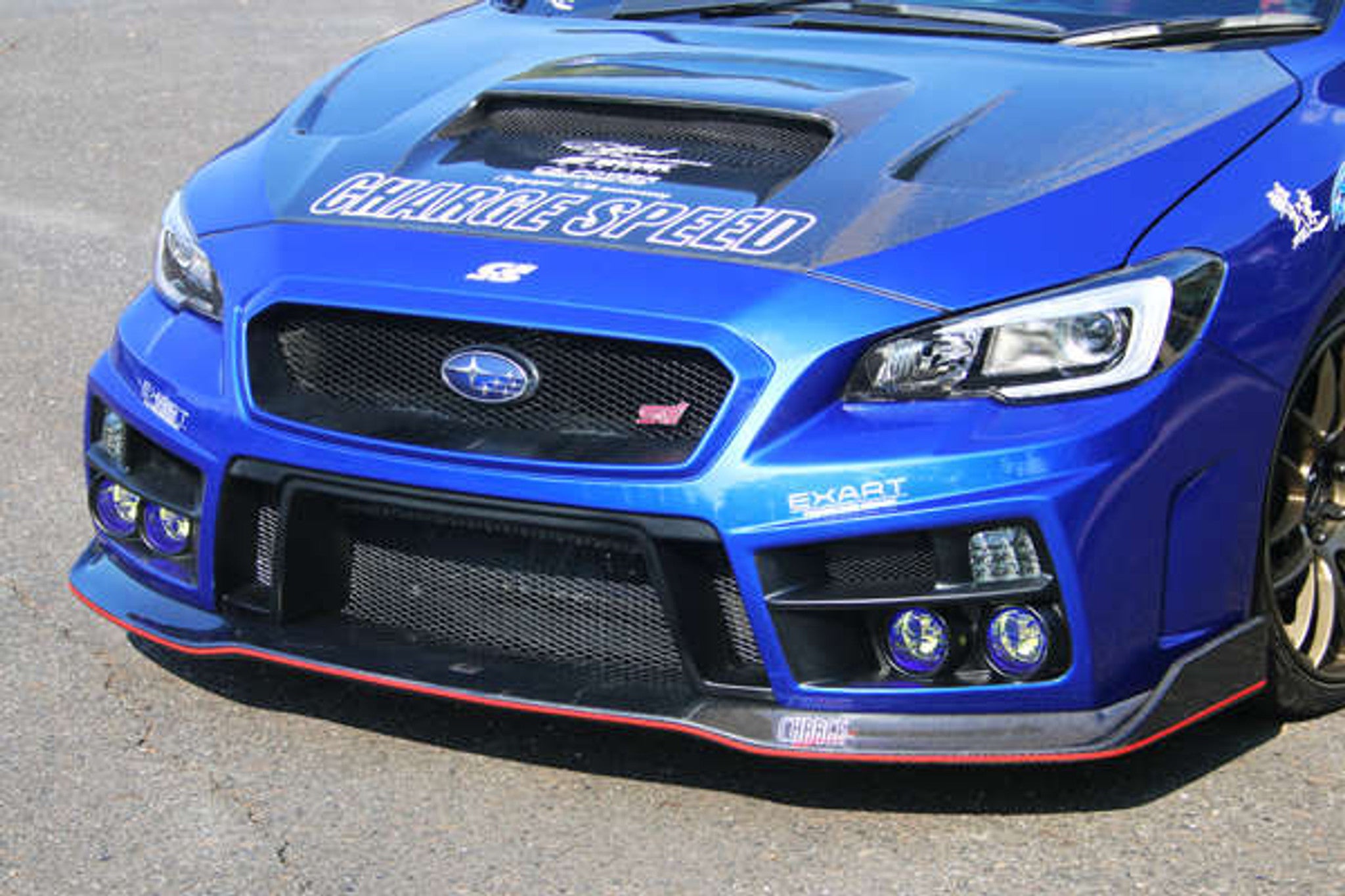 Charge Speed 2015-2021 Subaru WRX/ STi VA S4 Type-1B Front Bumper with CARBON FRONT LIP