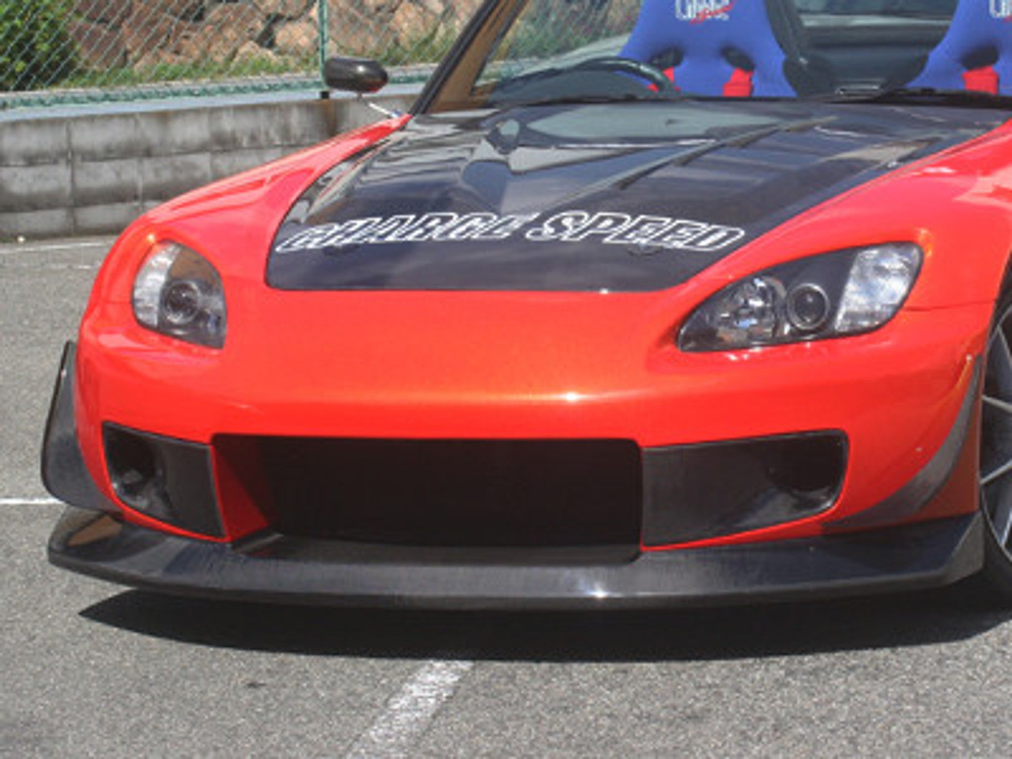 Charge Speed 2000-2009 Honda S2000 AP-1/2 Carbon Front Lip For Wide Body Super GT Front Bumper