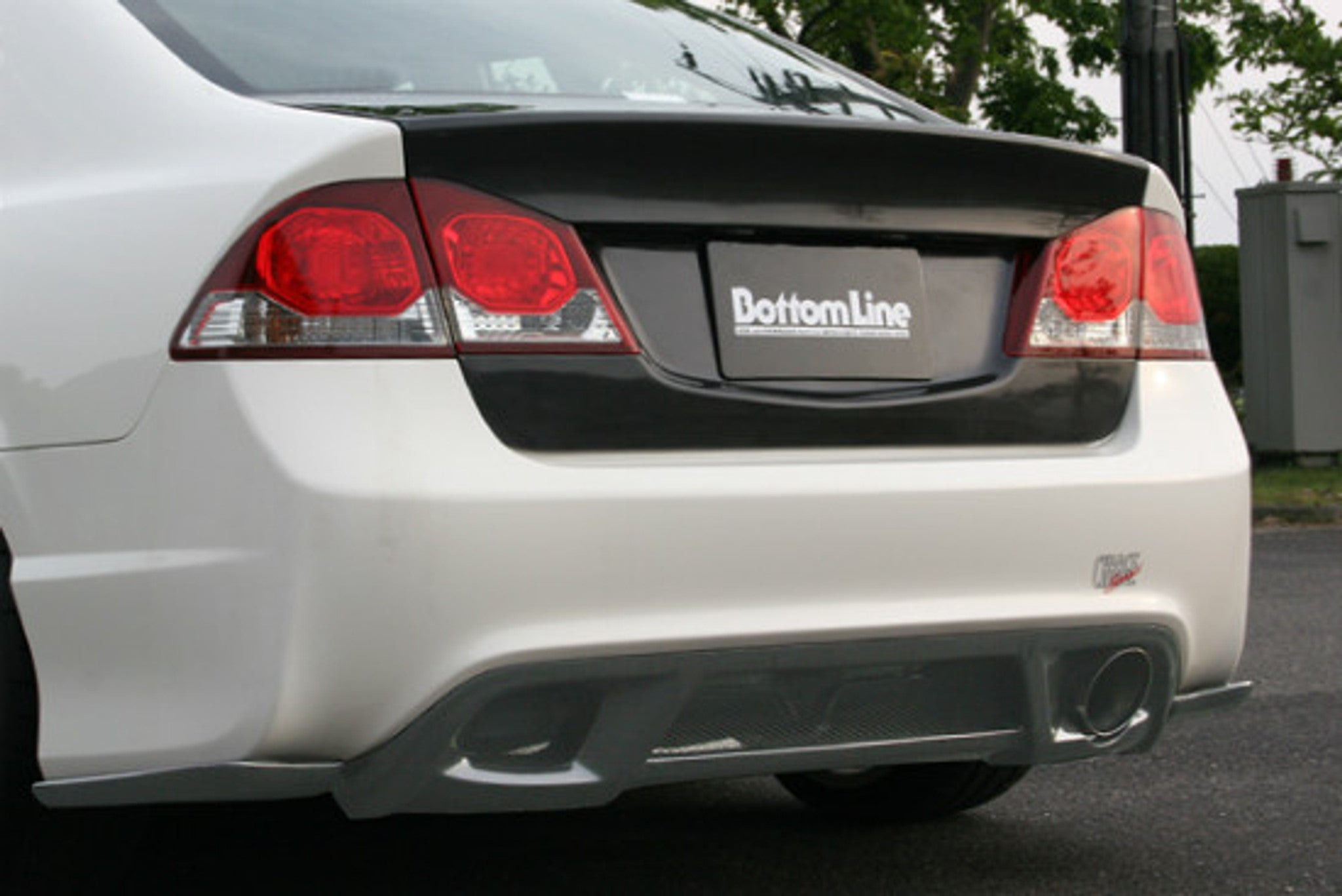 Charge Speed 2006-2010 Honda Civic FD2 Sedan JDM Front End/ 2006-2010 Acura CSX Carbon Rear Diffuser