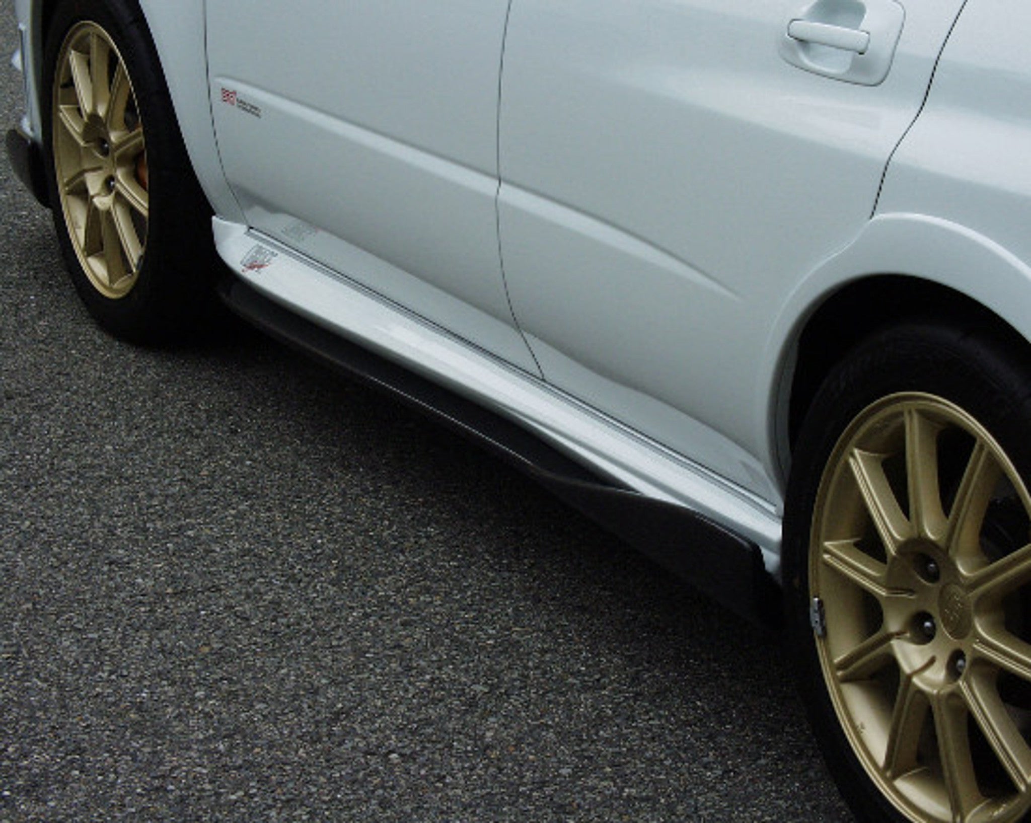 Charge Speed 2004-2007 Subaru Impreza GD-B/F Latter Model Bottom Lines Carbon Side Skirts