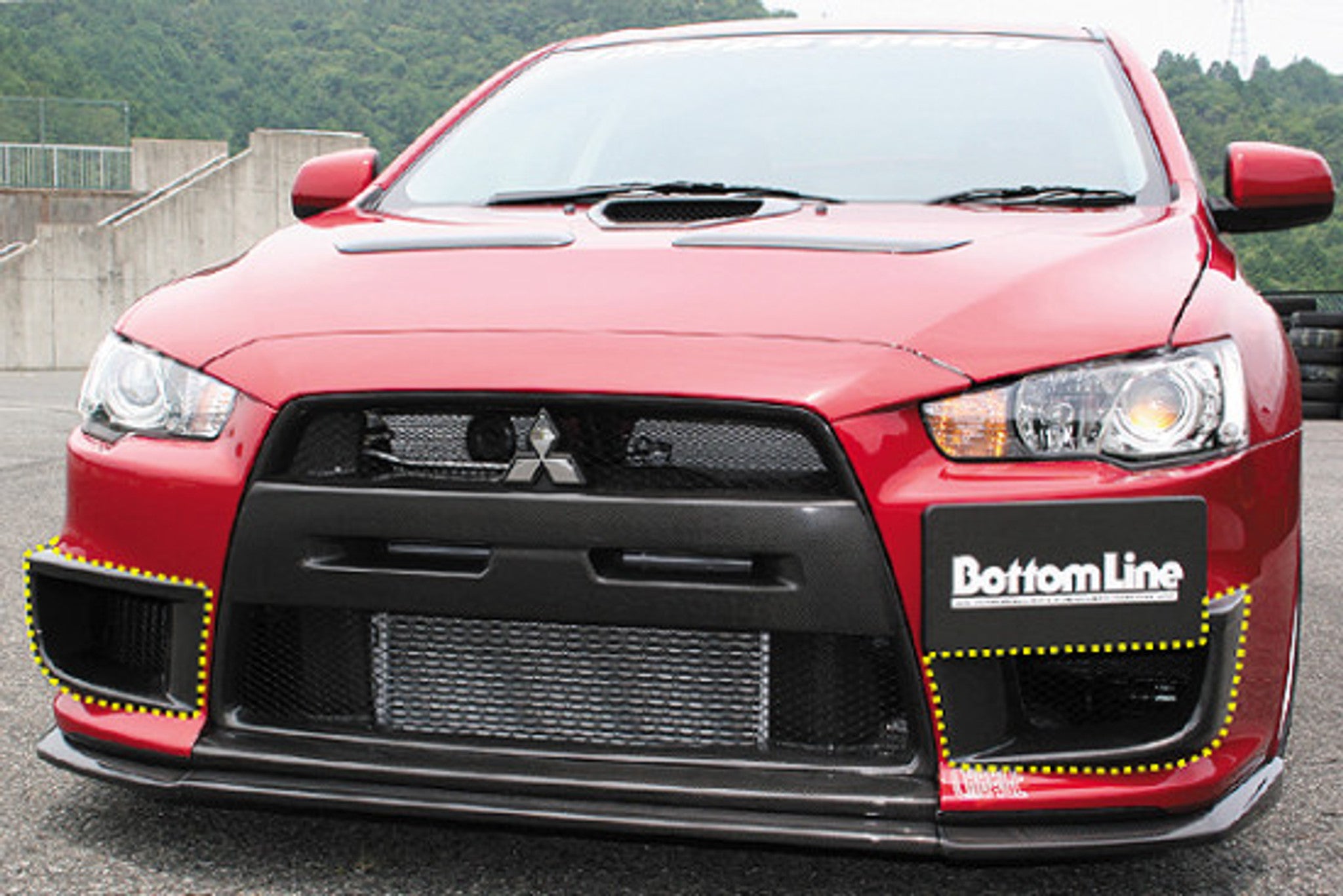 Charge Speed 2008-2017 Mitsubishi Lancer Evo X Side Duct Cowl Carbon