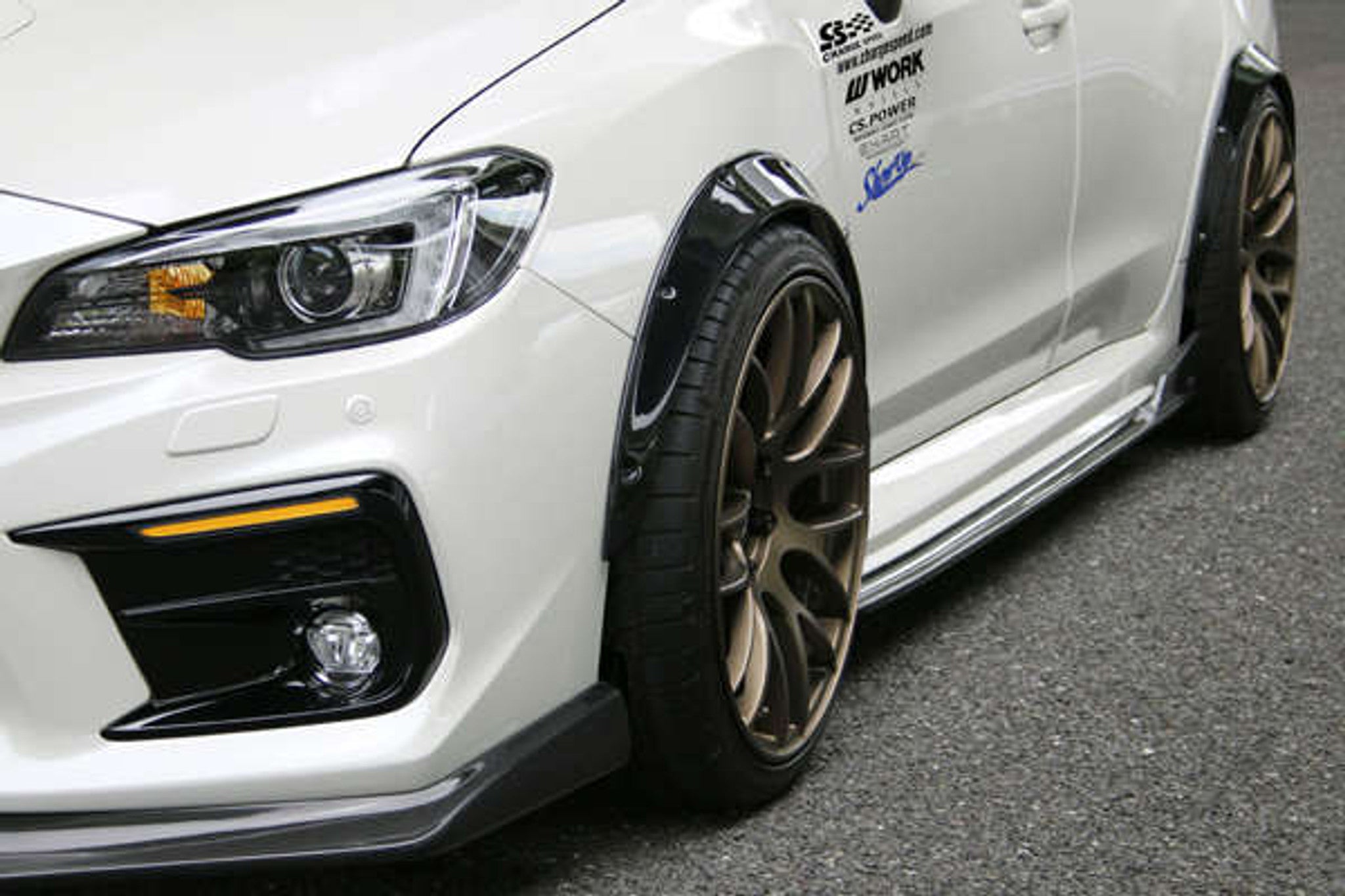 Charge Speed 2015-2021 Subaru WRX/ STi VA S4 Sedan "Normal Body" 50mm Each Side Carbon Bubble Over Fender Set