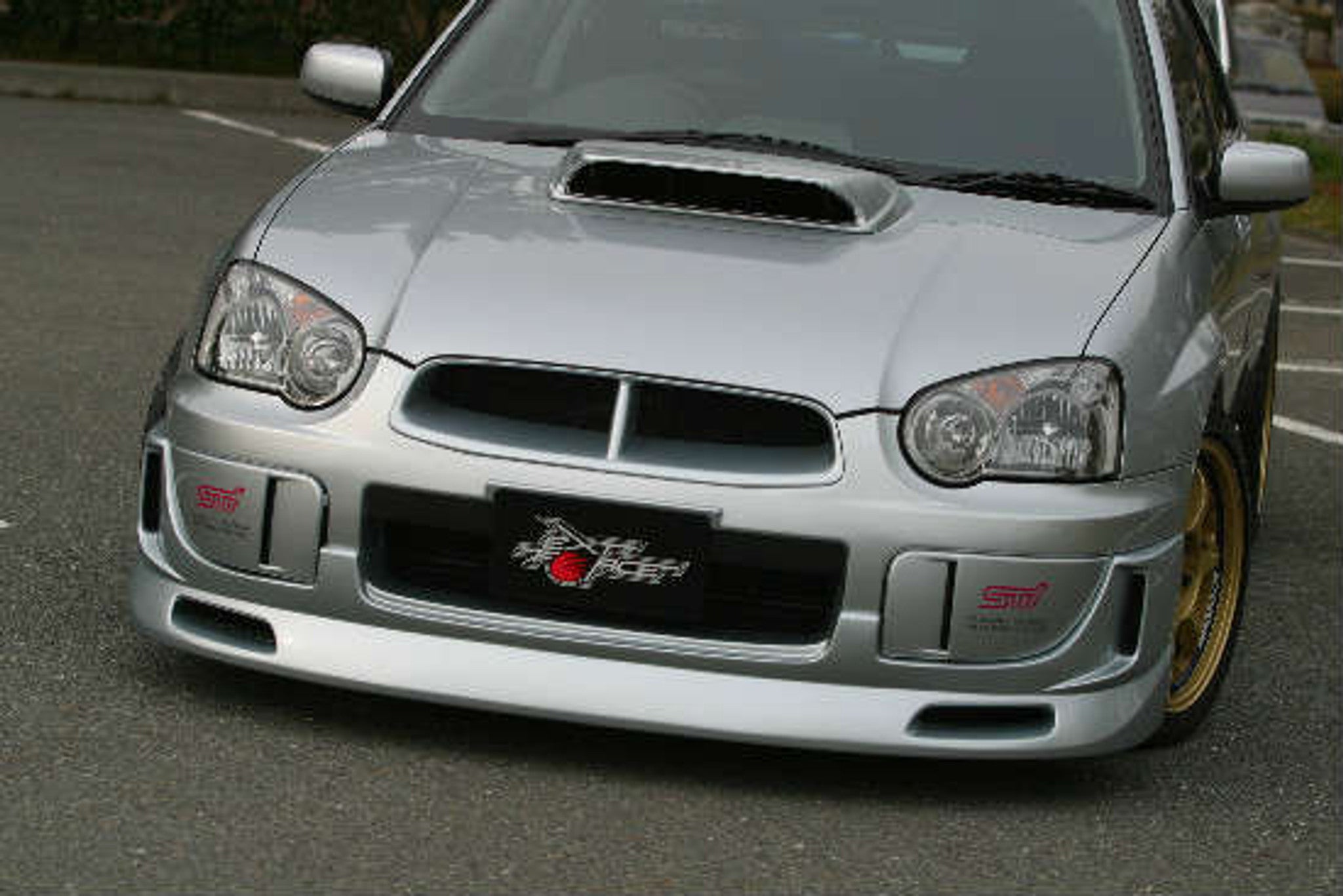 Charge Speed 2005 Subaru Impreza GD-B Peanut Eye Latter Model Type-1 FRP Full Lip Kit